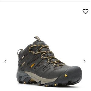 MEN'S KEEN UTILITY LANSING MID STEEL TOE WATERPROOF WORK BOOTS